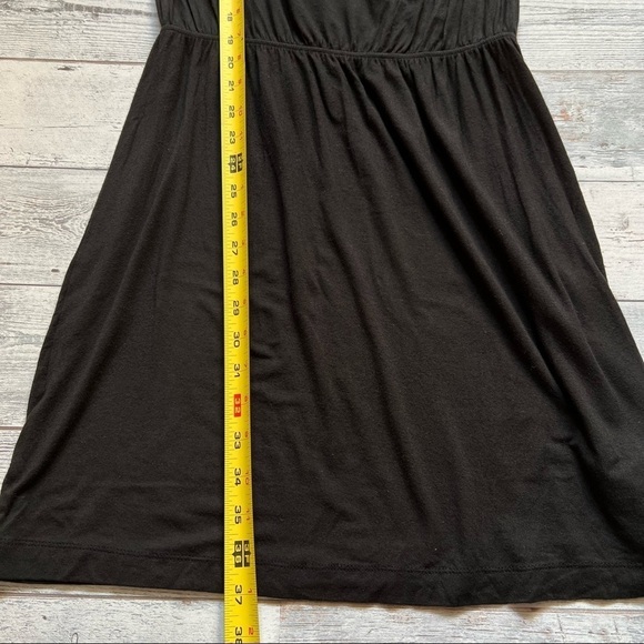 GAP DESIGNED & CRAFTED WOMEN’S SLEEVELESS DRAPE BLACK MINI DRESS SIZE‎ M - Picture 10 of 11